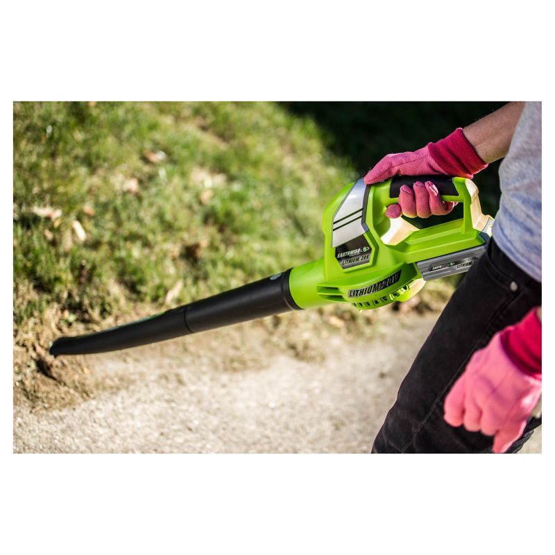 20 Volts Cordless Lithium Blower - Green - Earthwise