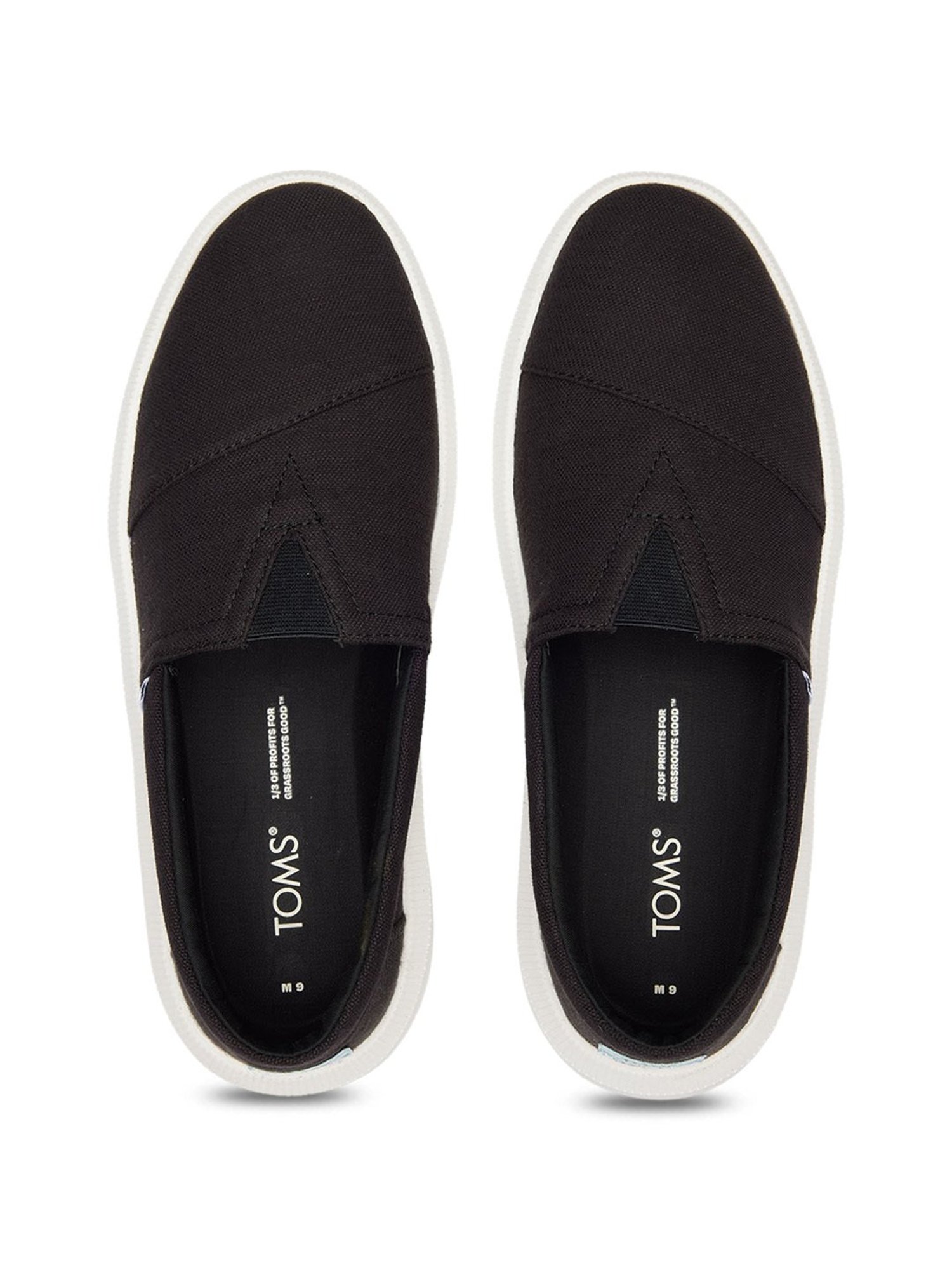 Toms Men's Rover 2.0 Black Loafers