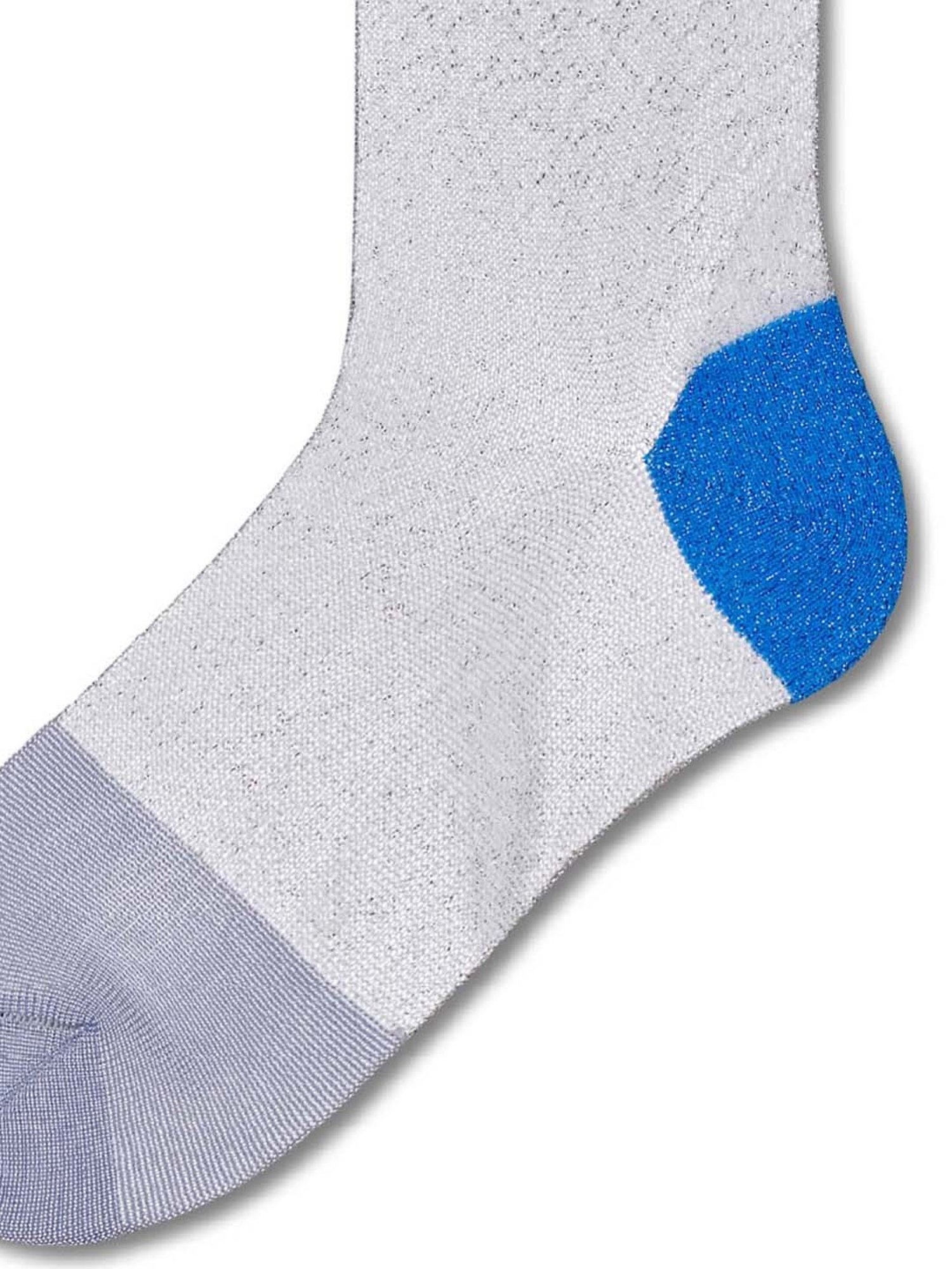 Happy Socks Hysteria Franca Ankle White Cotton Color Block Socks (39-41)