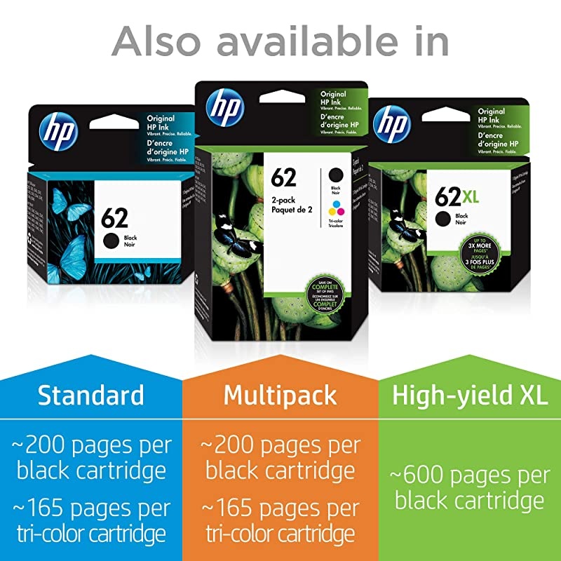 62XL | Ink Cartridge | Tricolor | C2P07AN