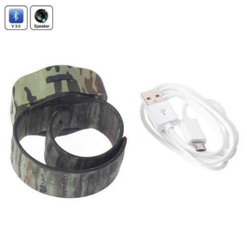 Sport Watch styple speaker Bluetooth V3.0 micro SD Card music player  Camouflage color