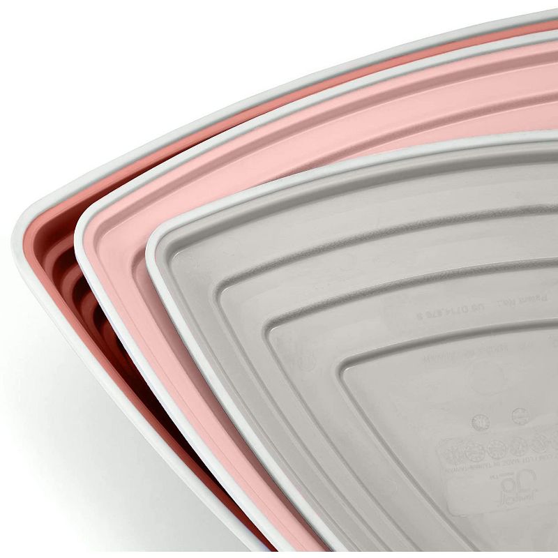 JumpOff Jo Rocksteady Balance Stepping Stones for Kids, Promotes Balance & Coordination, Set of 6 Balance Blocks, Tall Set, Desert Rose