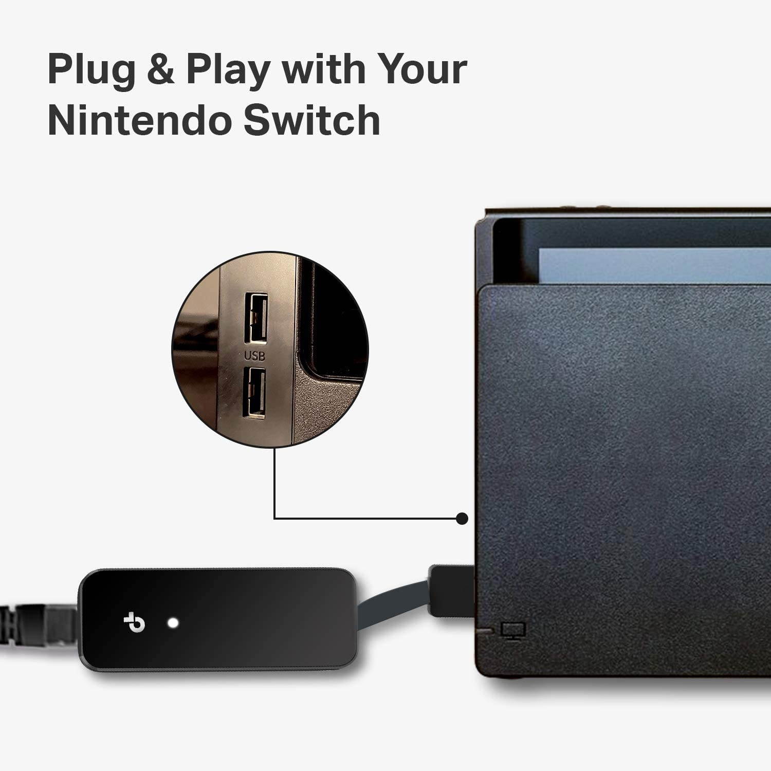 TP-Link USB to Ethernet Adapter (UE305) Foldable USB 3.0 to Gigabit Ethernet LAN Network Adapter Supports WindowsLinux Apple MacBook Surface