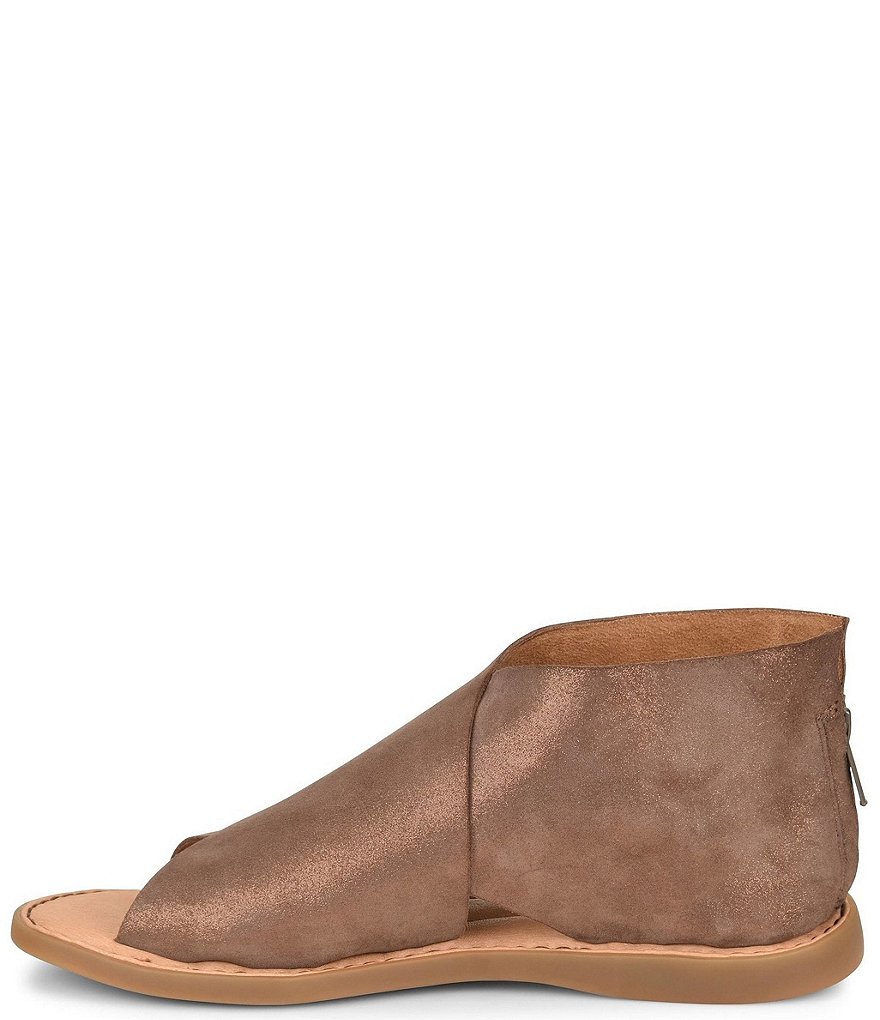 Born Iwa Criss Cross Banded Suede Sandals