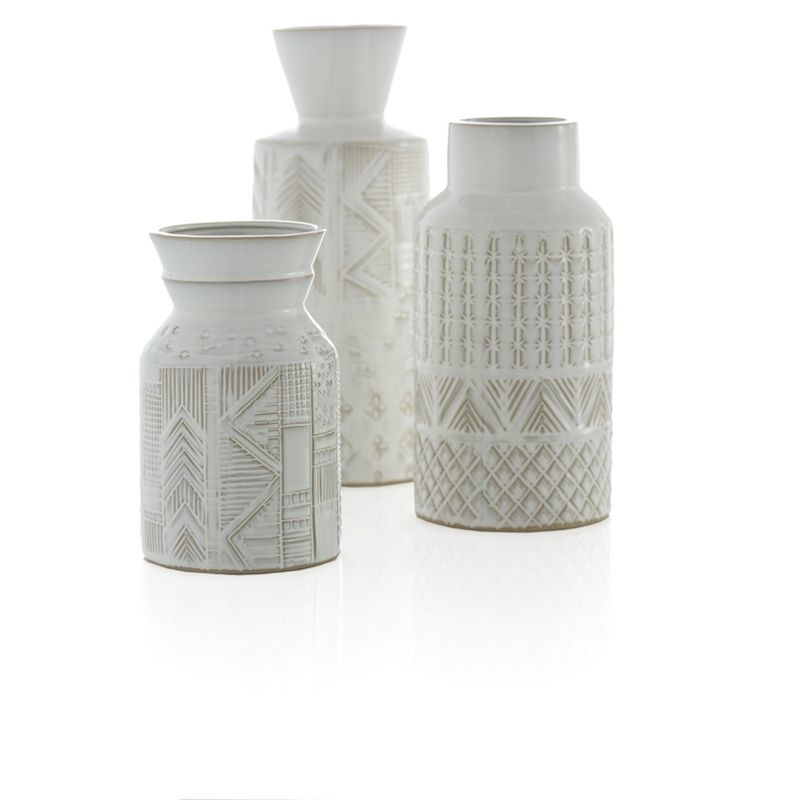 Large Austin Vase  - Off-White - Shiraleah