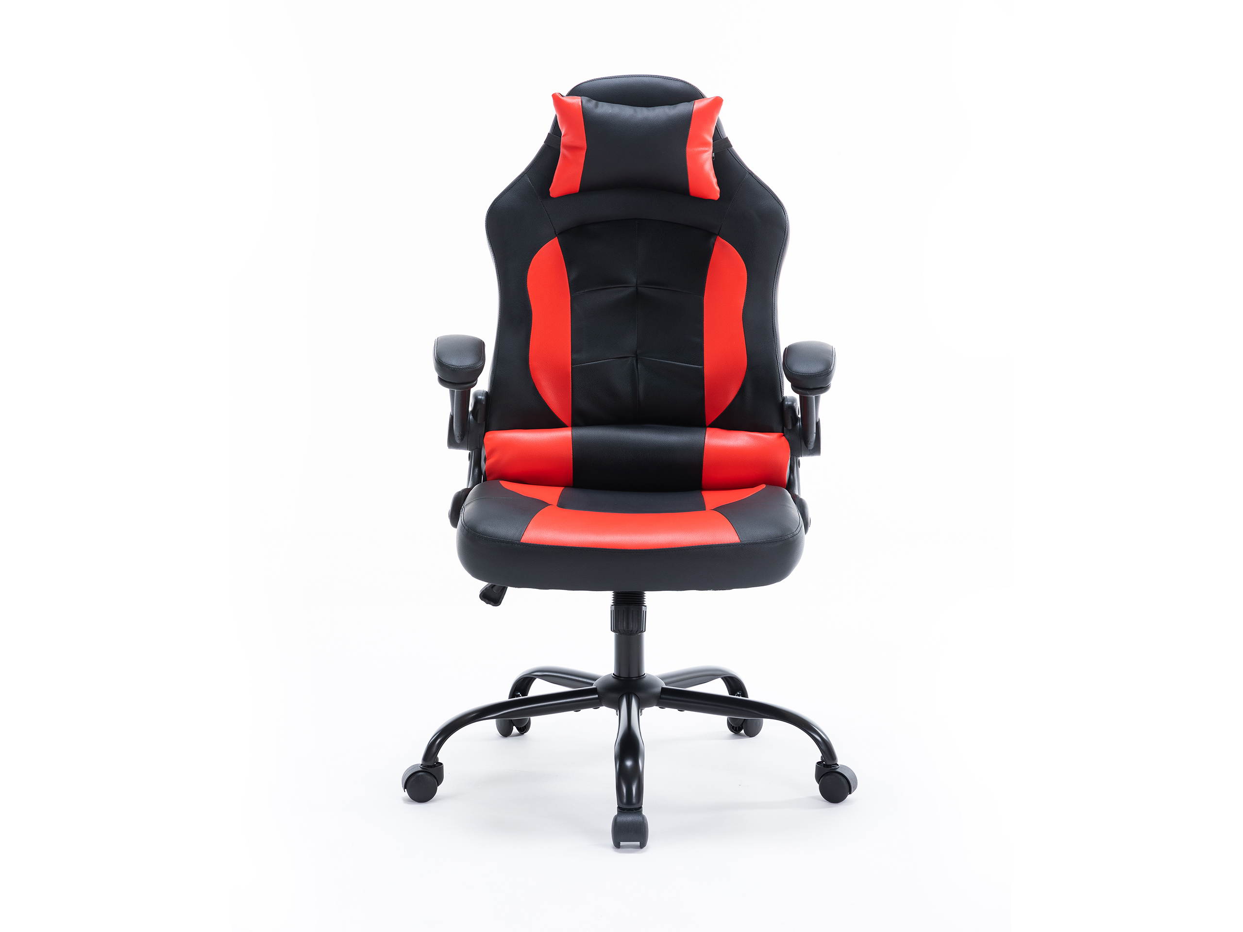 Volans Gaming Chair Home Office Ergonomic Computer Racing Game Chair, Height Adjustable High Back Leather Computer Chair with Headrest and Lumbar Support