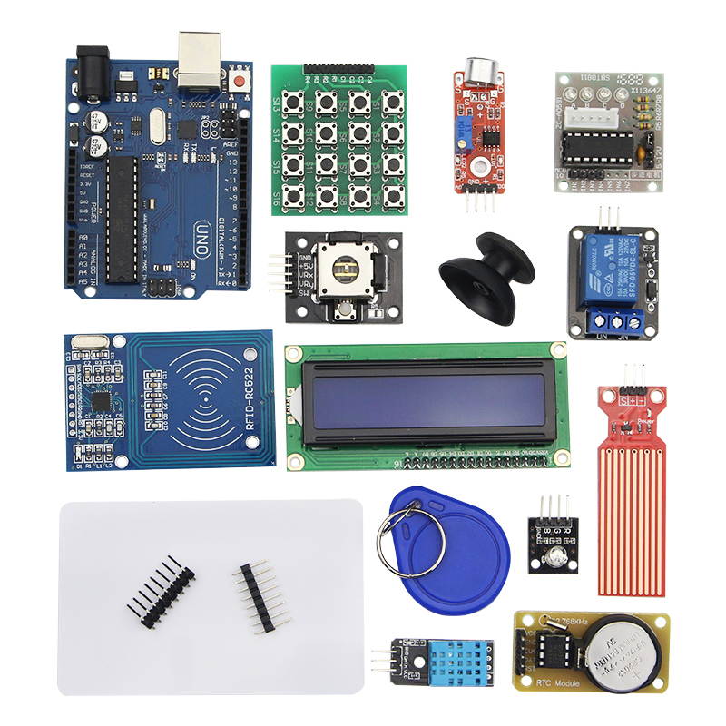 RFID Starter Kit for UNO R3 Upgraded Advanced Learning Suite without Retail Box for Raspberry Pi 3 B+/B + CD