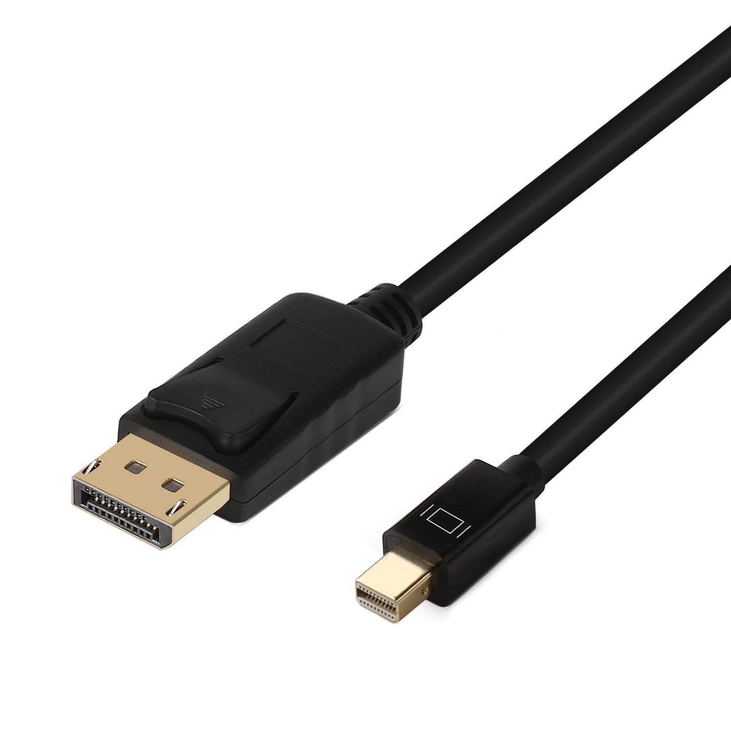 ICZI Mini DisplayPort to DisplayPort Cable Mini DisplayPort (Thunderbolt Port Compatible) Male to DisplayPort Male Cable 4K Gold Plated (6Feet /1.8M)
