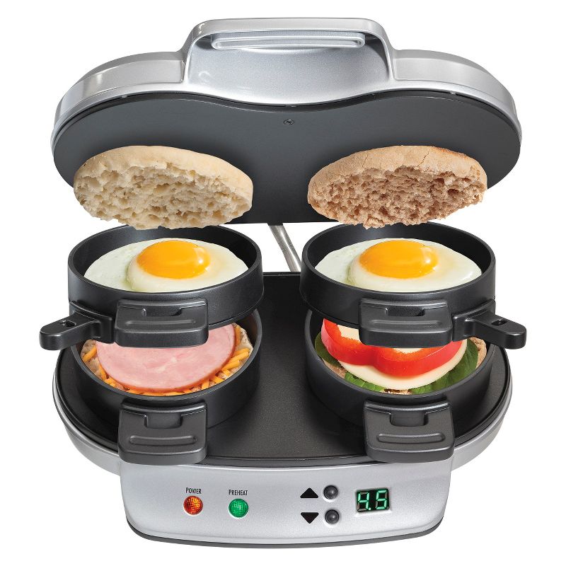 Hamilton Beach Double Breakfast Sandwich Maker- 25490