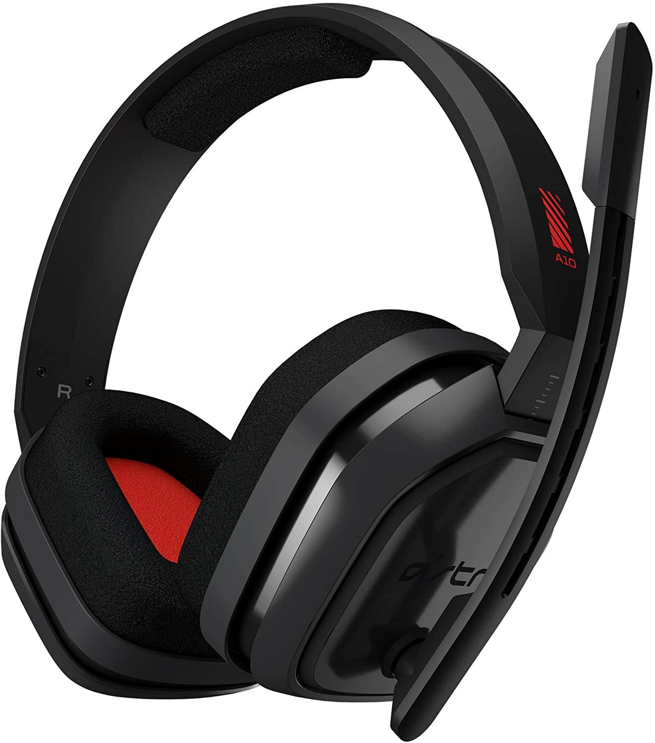 ASTRO Gaming A10 Headset for Xbox One/Nintendo Switch / PS4 / PC and Mac - Wired 3.5mm and Boom Mic by Logitech - Eco-Friendly Packaging - (Red/Black)