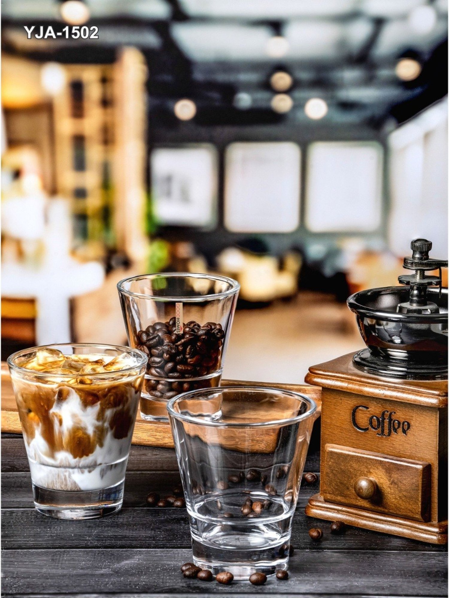 Goodhomes Transparent Glass Juice Tumbler - Set of 6