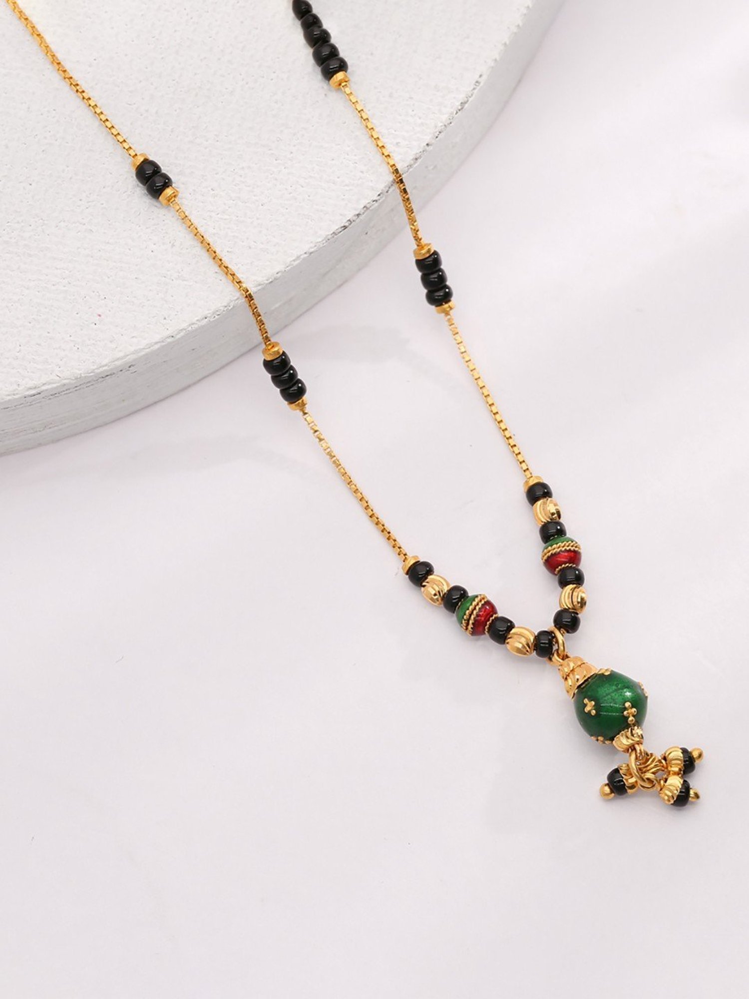 P.N.Gadgil Jewellers Sapphire Symphony 22 k Gold Mangalsutra
