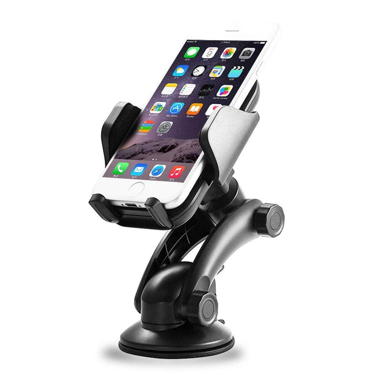 XSPUS Car Mount Holder, [3 in 1] Windshield Holder, Instrument Panel stand, Air outlet Holder Adjustable Suitable iPhone X 8 8Plus 7 7Plus 6 6sPlus, Galaxy S9 S8 S7 S6 Note 8 5 and Other phone
