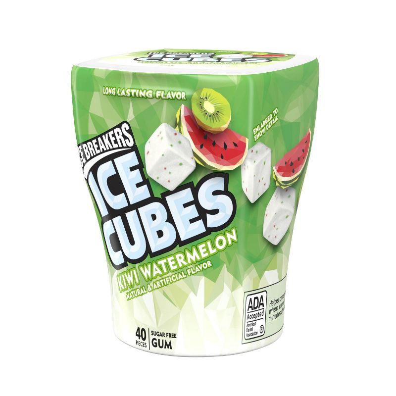 Ice Breakers Kiwi Watermelon Ice Cubes Gum - 3.24oz