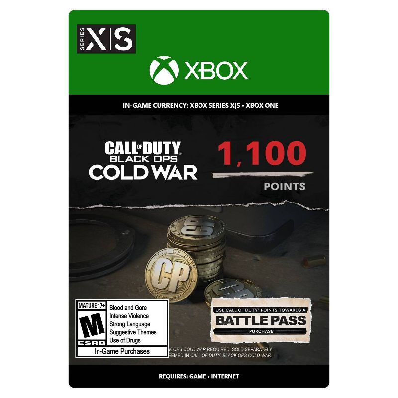 Call of Duty: Black Ops Cold War 1,100 Points - Xbox Series X|S/Xbox One (Digital)