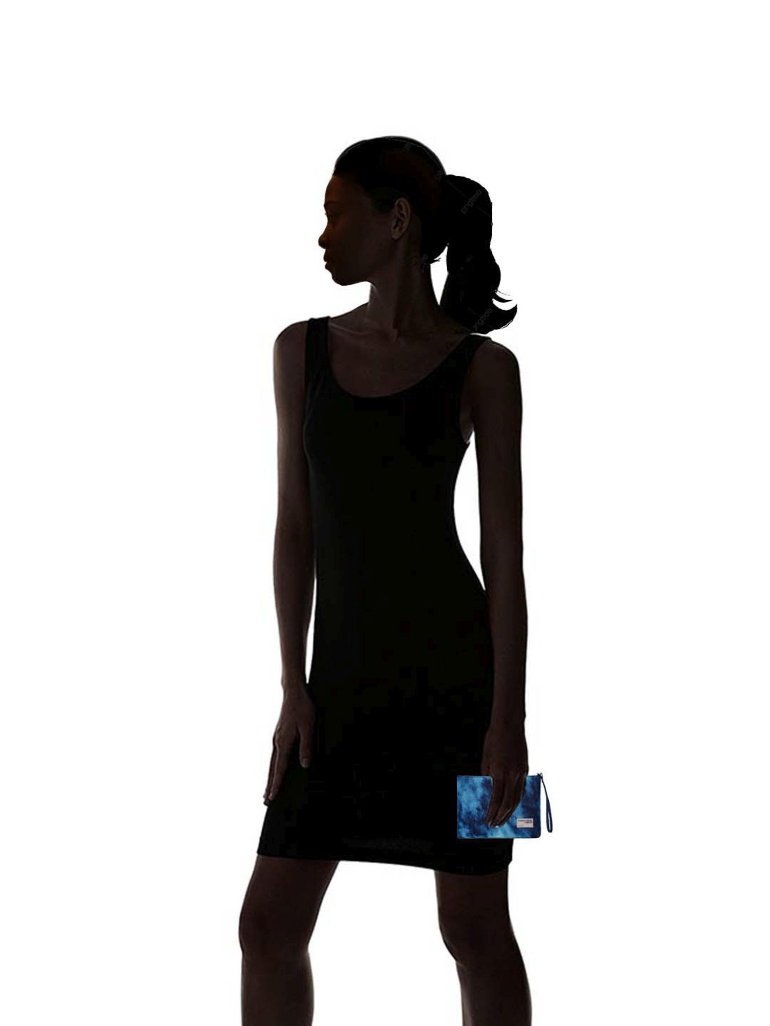 Spice Art Navy Printed Coin Pouch