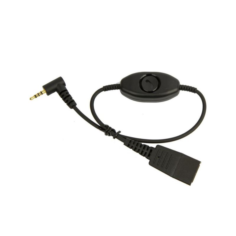 Jabra Quick Disconnect (QD) to 2.5 mm Jack Cord, With Push-To-Talk 8800-00-79