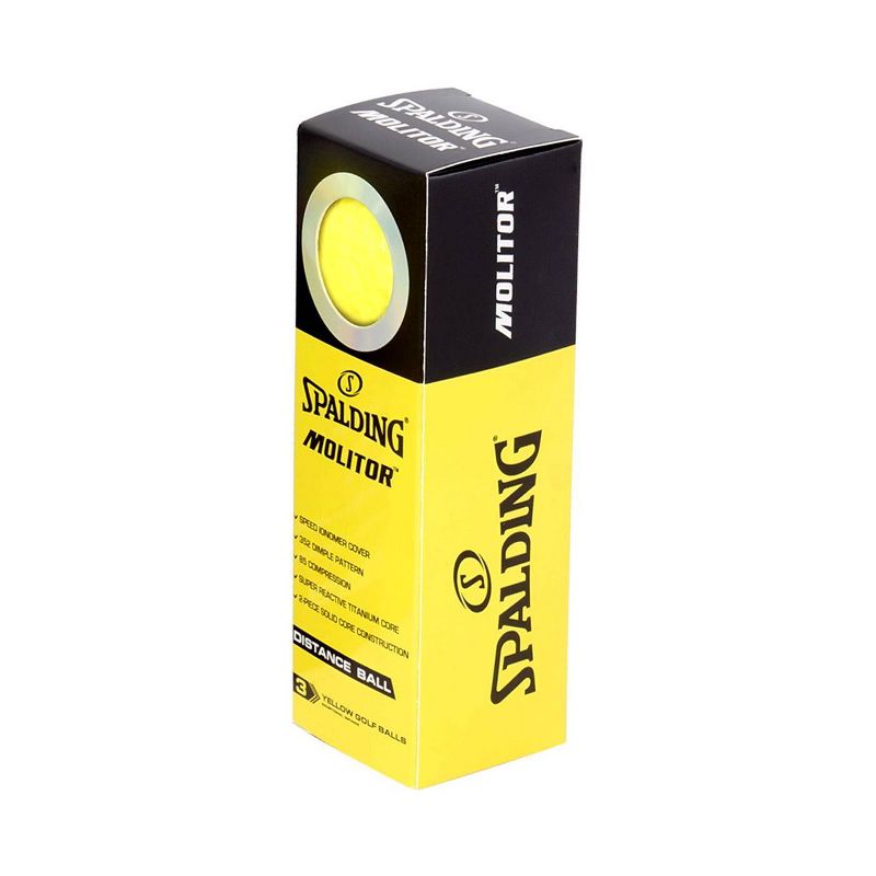 Spalding Molitor Golf Balls 30pc - Yellow