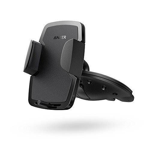 Car Mount, Anker CD Slot Universal Phone Holder for iPhone X/8/8 Plus/7/7 plus/6s/6/6s plus/6 plus, S8/S7/S6/edge, LG G5, Nexus 5X/6/6P, Pixel 2 and Other Smartphones (Black)