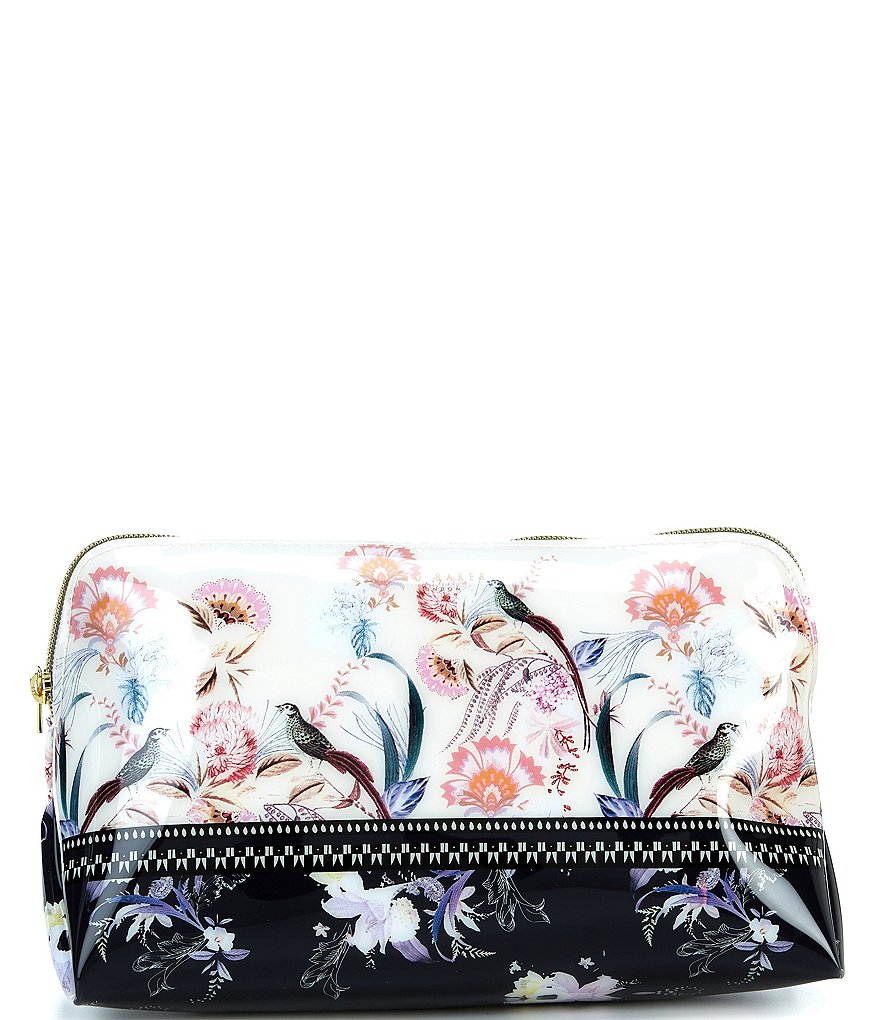 ROYCE New York Leather Large Cosmetic Bag