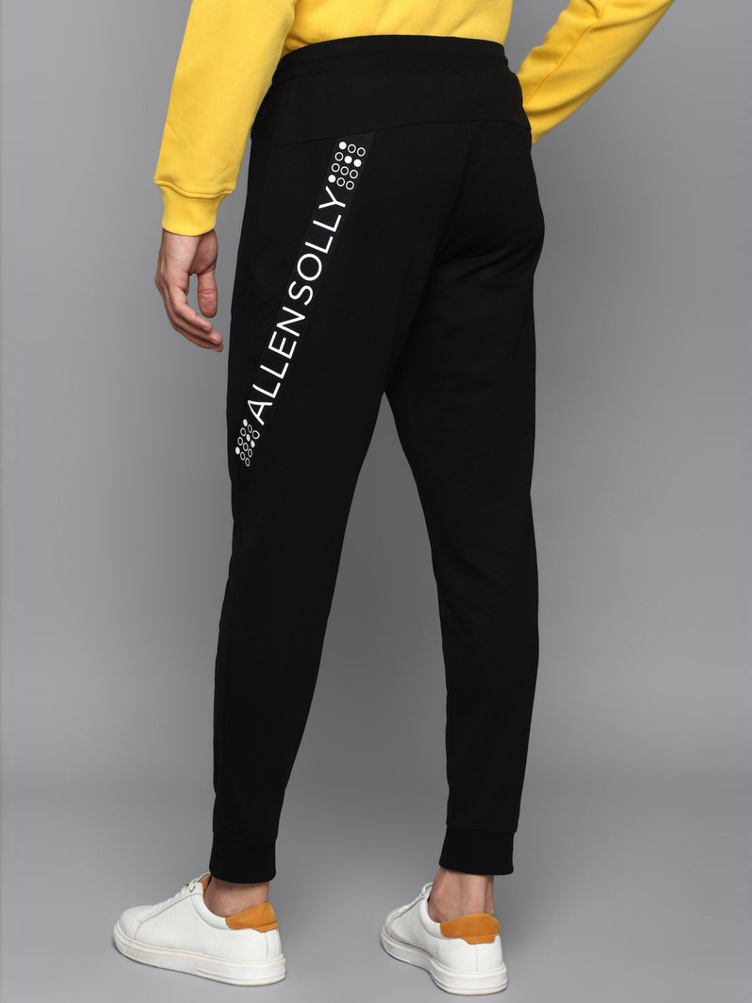 Parx Black Jogger Fit Joggers