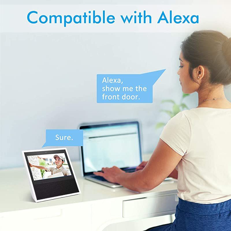 Outdoor Security Camera, 1080P HD Pan/Tilt/Zoom Outdoor Surveillance Camera with IP65 Waterproof, Night Vision, Motion Detection, 2-Way Audio, Cloud Storage or SD Card Support, 2020 Version