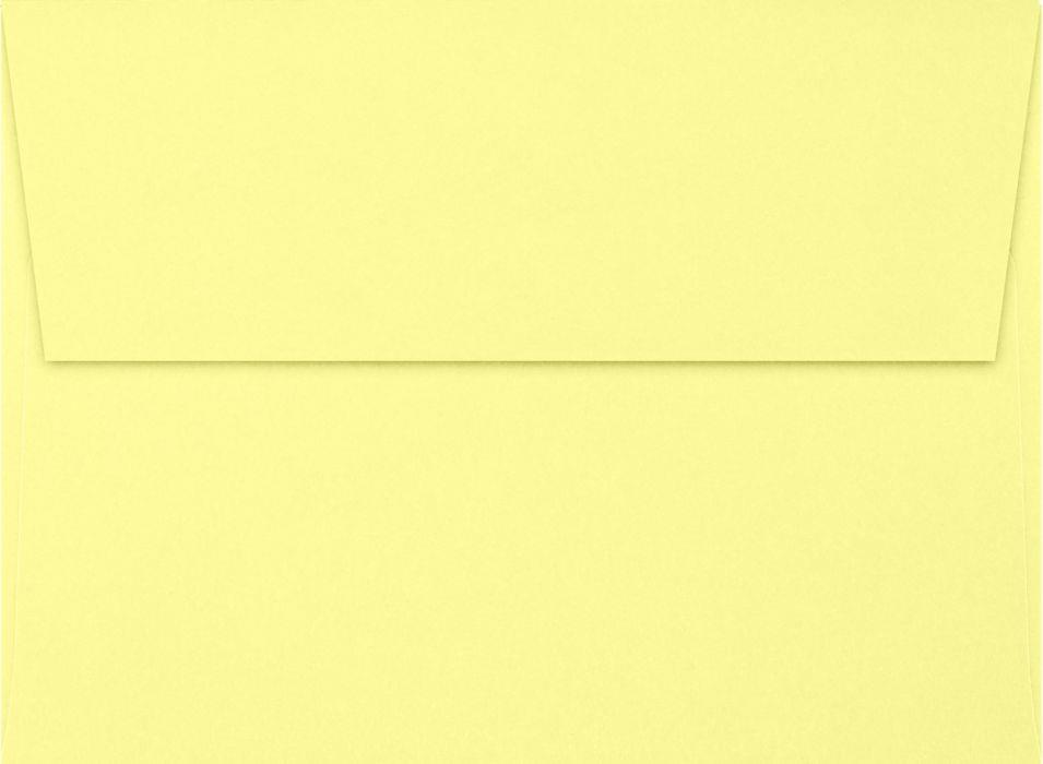 A7 Invitation Envelopes w/Peel & Press (5 1/4 x 7 1/4) - Lemonade Yellow (1000 Qty) | Perfect for Invitations, Announcements, Sending Cards, 5x7 Photos | Printable | 80lb Paper | EX4880-15-1M