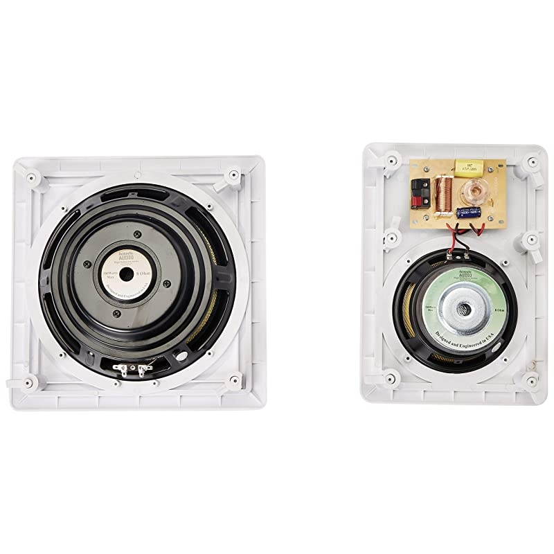 HD516 In-Wall/Ceiling Home Theater Surround 5.1 Speaker System, 6.5-Inch, White