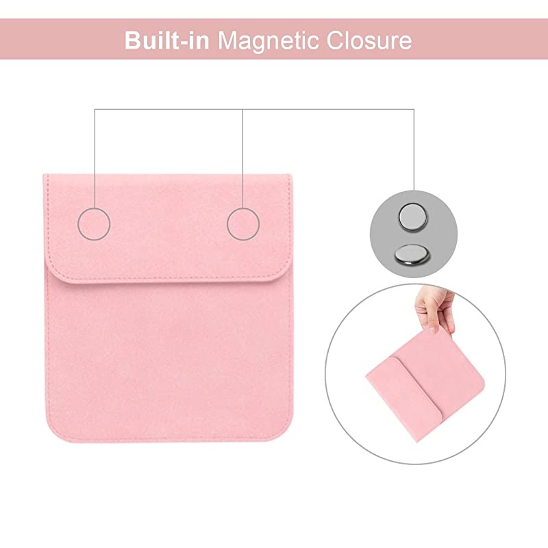 7 Kindle Sleeve for Kindle Oasis Protective Insert Sleeve Case Cover Bag Fits Kindle Oasis 10th Generation 2019 9th Generation 2017 Pink