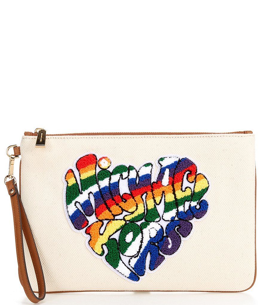 Michael Kors Jet Set Large Rainbow Zip Pouch