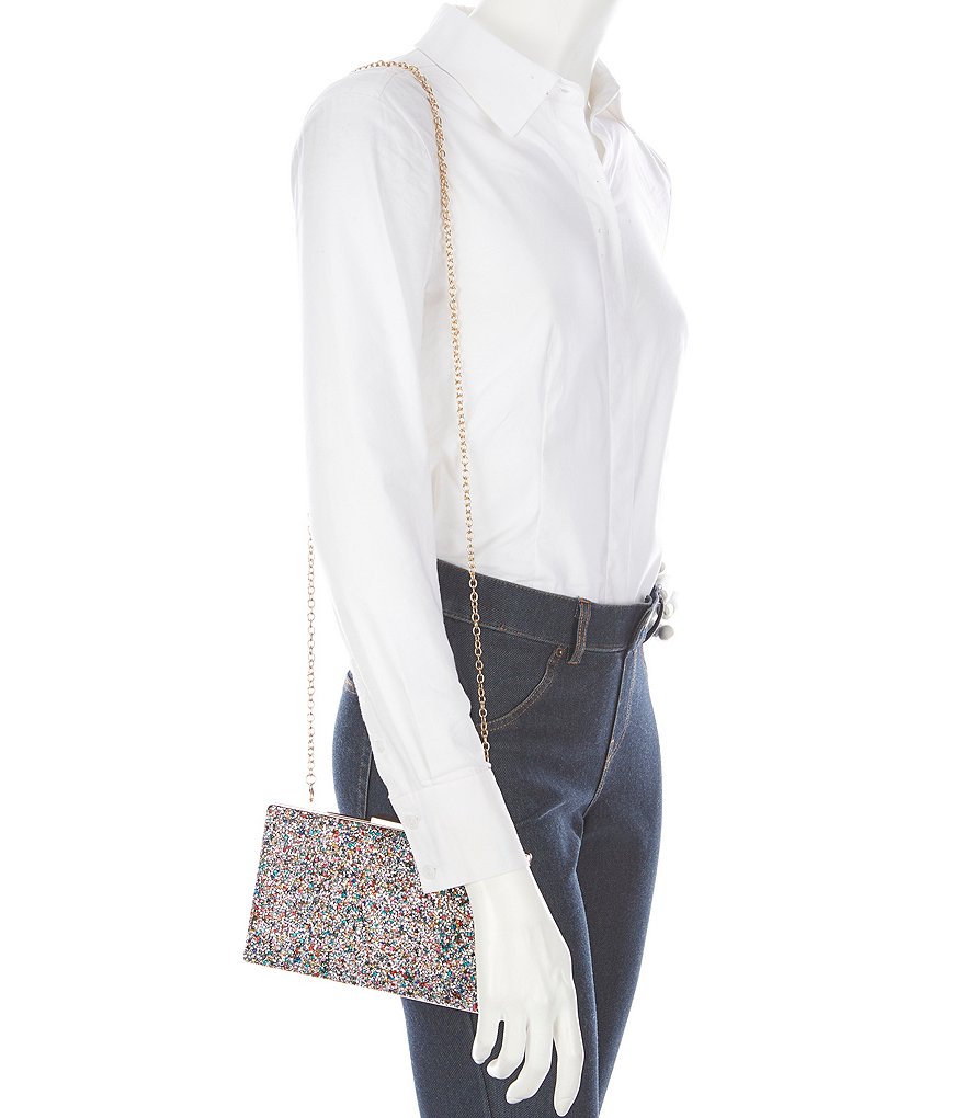 Kate Landry Crushed Crystal Clutch Bag