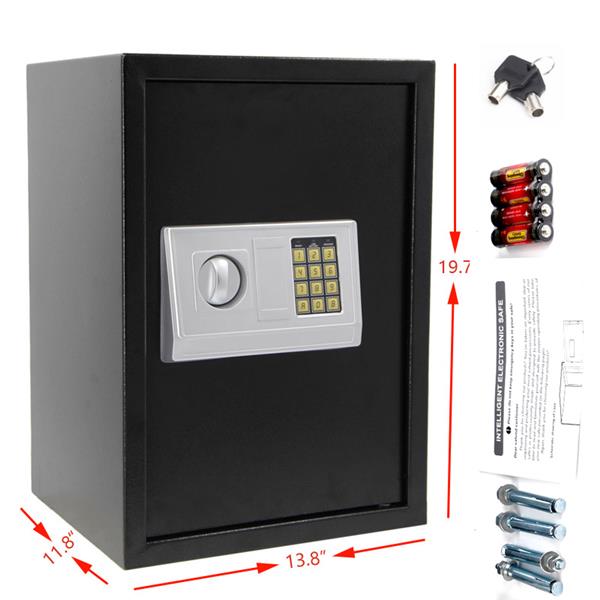 500*350*300mm Digital Keypad Safe with Code Black