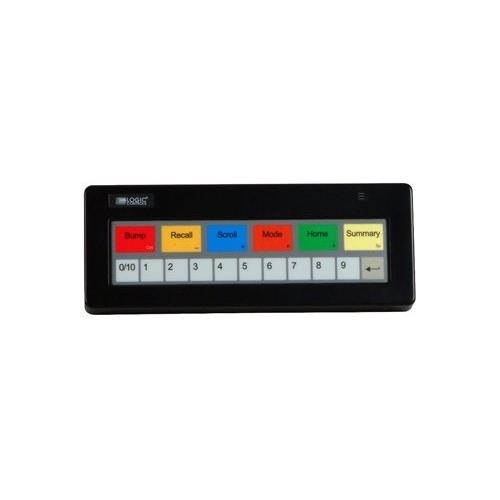 Bematech KB1700U-DP-BK PROGRAMMABLE BUMPBAR  USB  WITH CUSTOMIZED LEGEND SHEET DP AND BUTTON PROGRAMMING TEMPLATE  BLACK