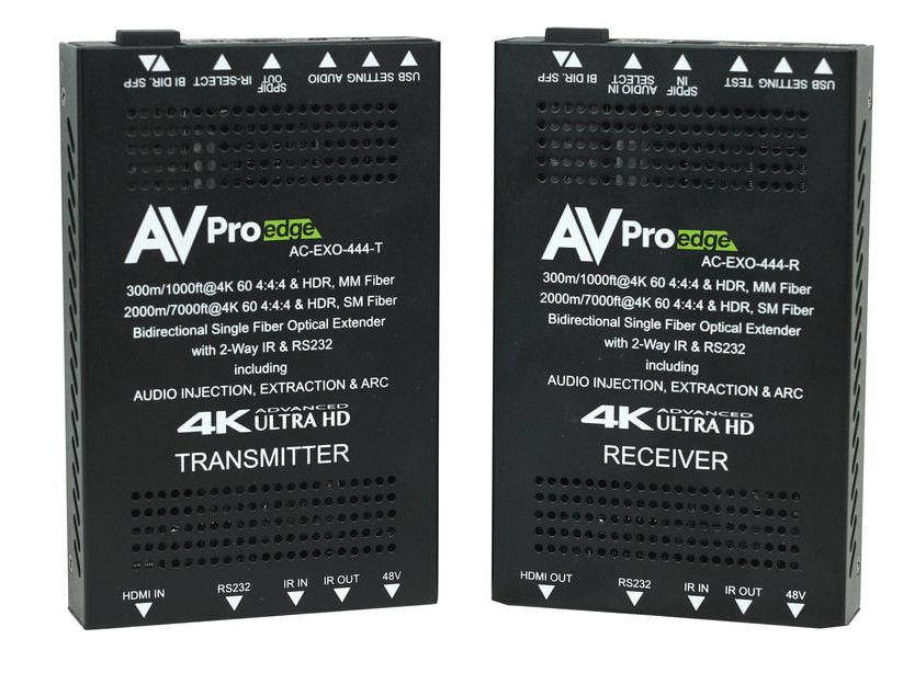 AVPro Edge AC-EXO-444-KIT 4K HDMI Extender via Optical Fiber w/10-Year warranty