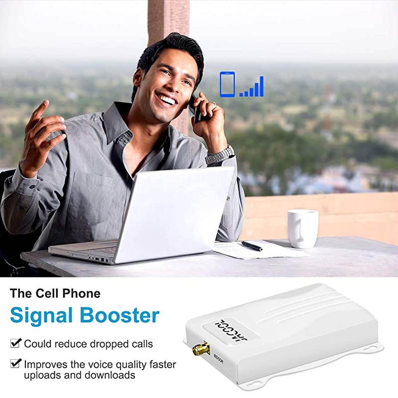 Cell Phone Signal Booster 5G 4G LTE Cell Phone Booster Cell Signal Booster Cell Booster Extender Mobile Signal Repeater Amplifier
