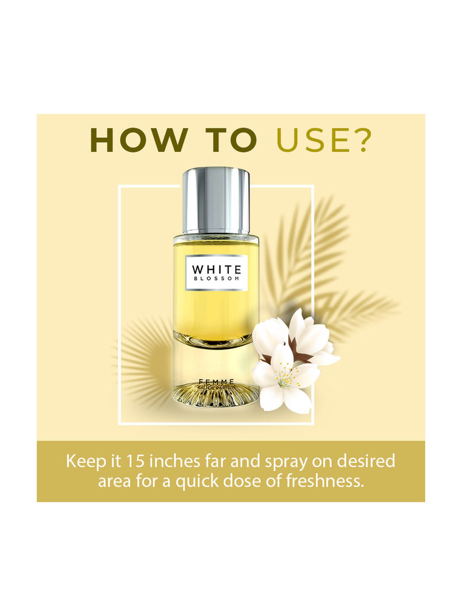 Colorbar Fragrances White Blossom EDP for Women - 50 ml