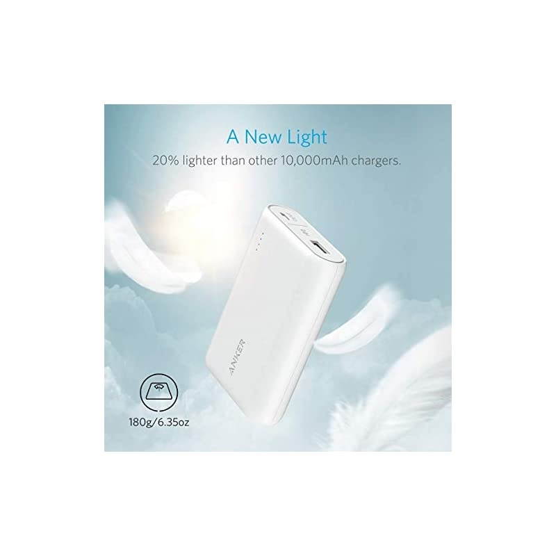 PowerCore 10000 One of The Smallest and Lightest 10000mAh External Batteries UltraCompact HighSpeed Charging Technology Power Bank for iPhone Samsung Galaxy and More