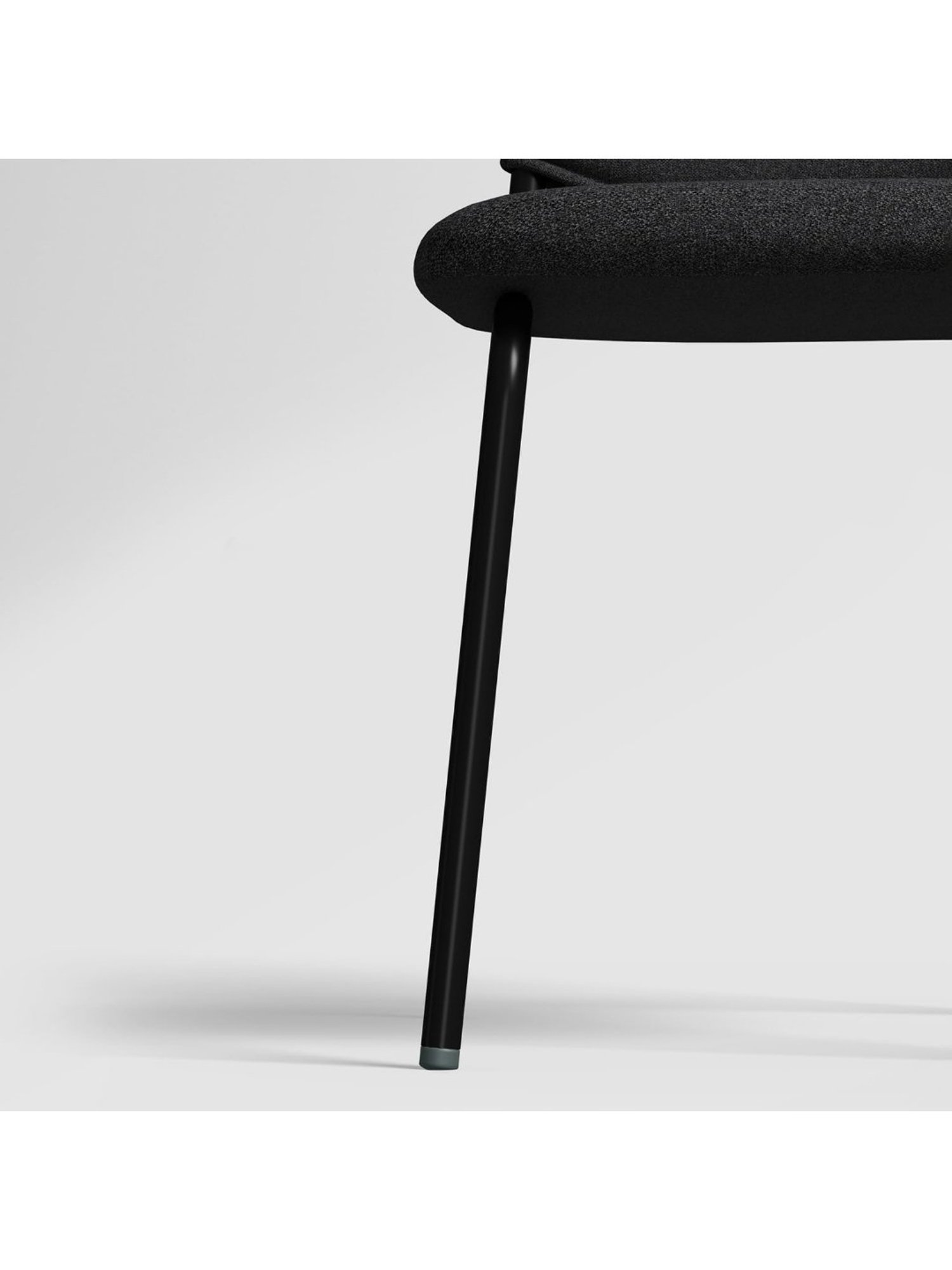 Godrej Interio Kalyx Brown Fabric & Metal Dining Chair - Set of 2