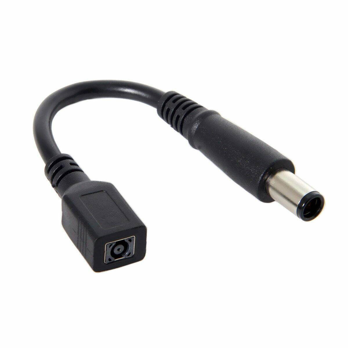 DC 7.4*5.0mm Male Plug to DC 4.5*3.0mm Female Jack Power Connector Conversion Cable for Laptop Lenovo
