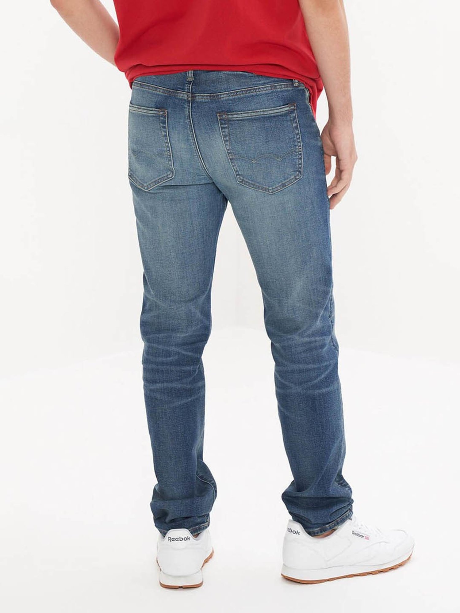 American Eagle Light Denim Slim Fit Distressed Jeans