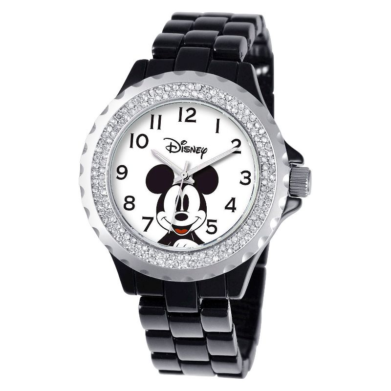 Women's Disney Alice in Wonderland Silver Alloy Watch - Red