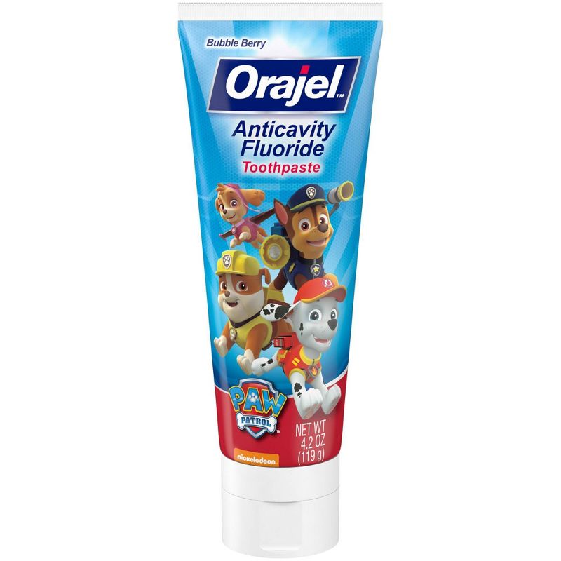 Orajel PAW Patrol Anti-cavity Fluoride Toothpaste Bubble Berry - 4.2oz