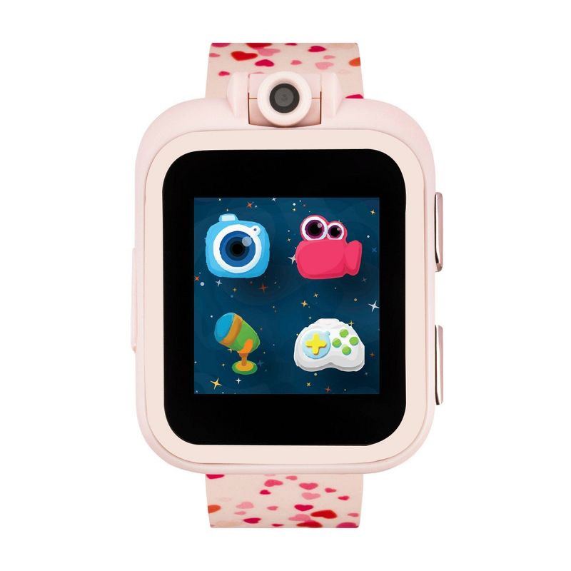 PlayZoom Interactive Educational Smartwatch for Kids 48mm - Blush with Hearts Band