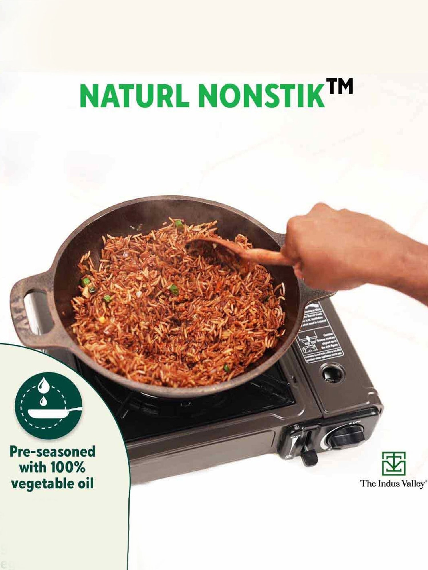 The Indus Valley Black Cast Iron Cookware Set