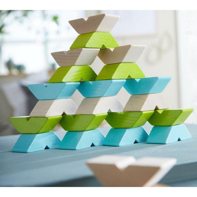 HABA Varius Building Blocks with Pattern Cards (Made in Germany)