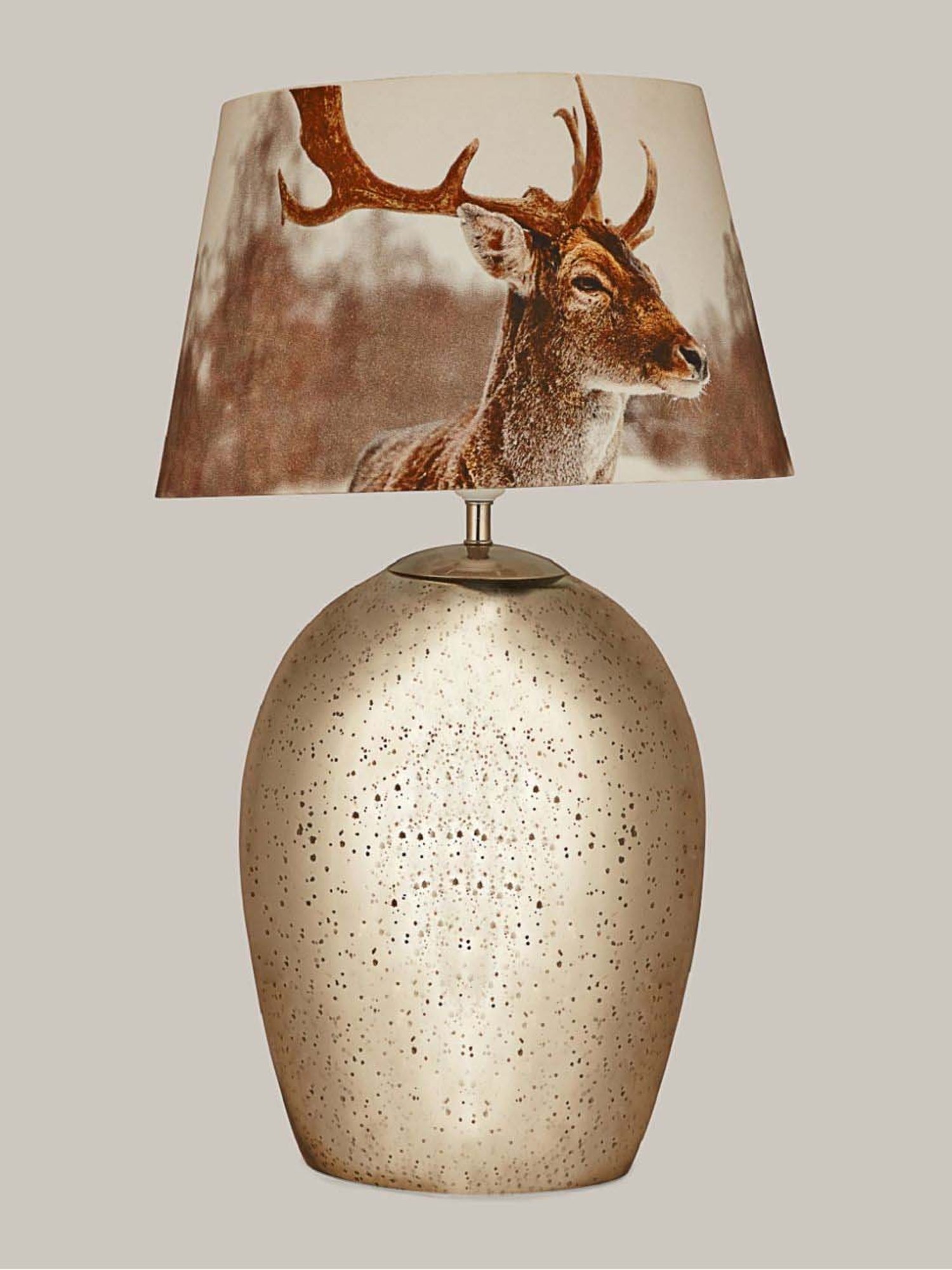 Kapoor E Illuminations Multicolor Blaike Chrome Glass Table Lamp - Set of 1