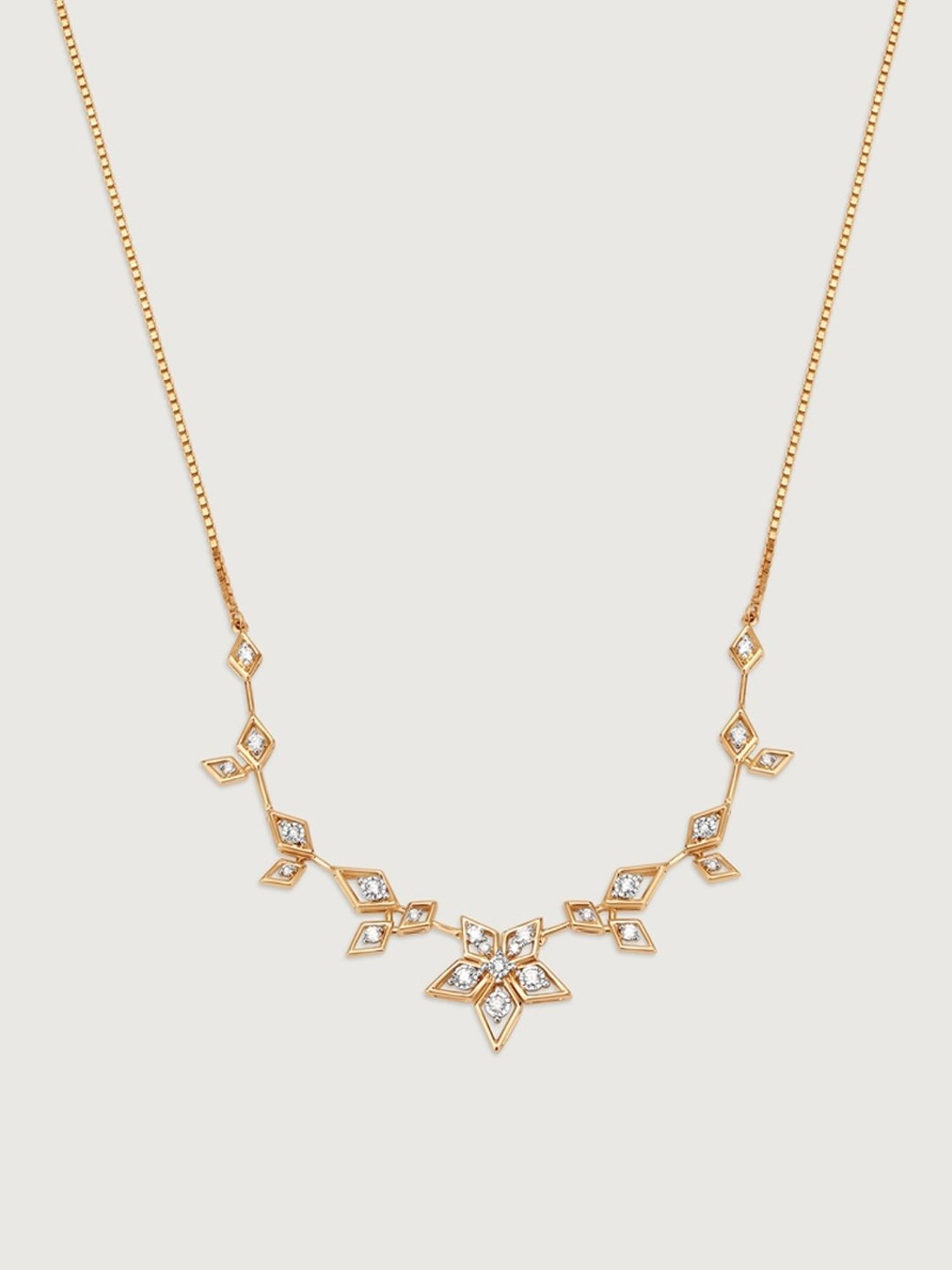 Mia by Tanishq Optimistic Radiance 14k Gold & Diamond Necklace