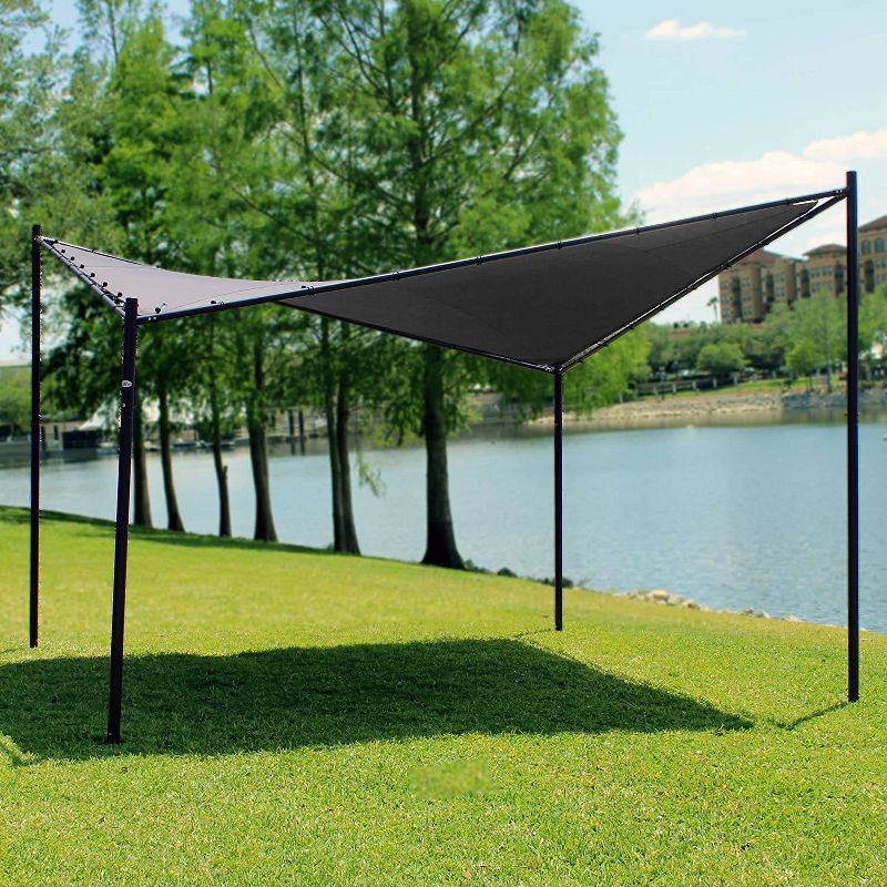 13' x 13' Butterfly Gazebo Black - Coolaroo