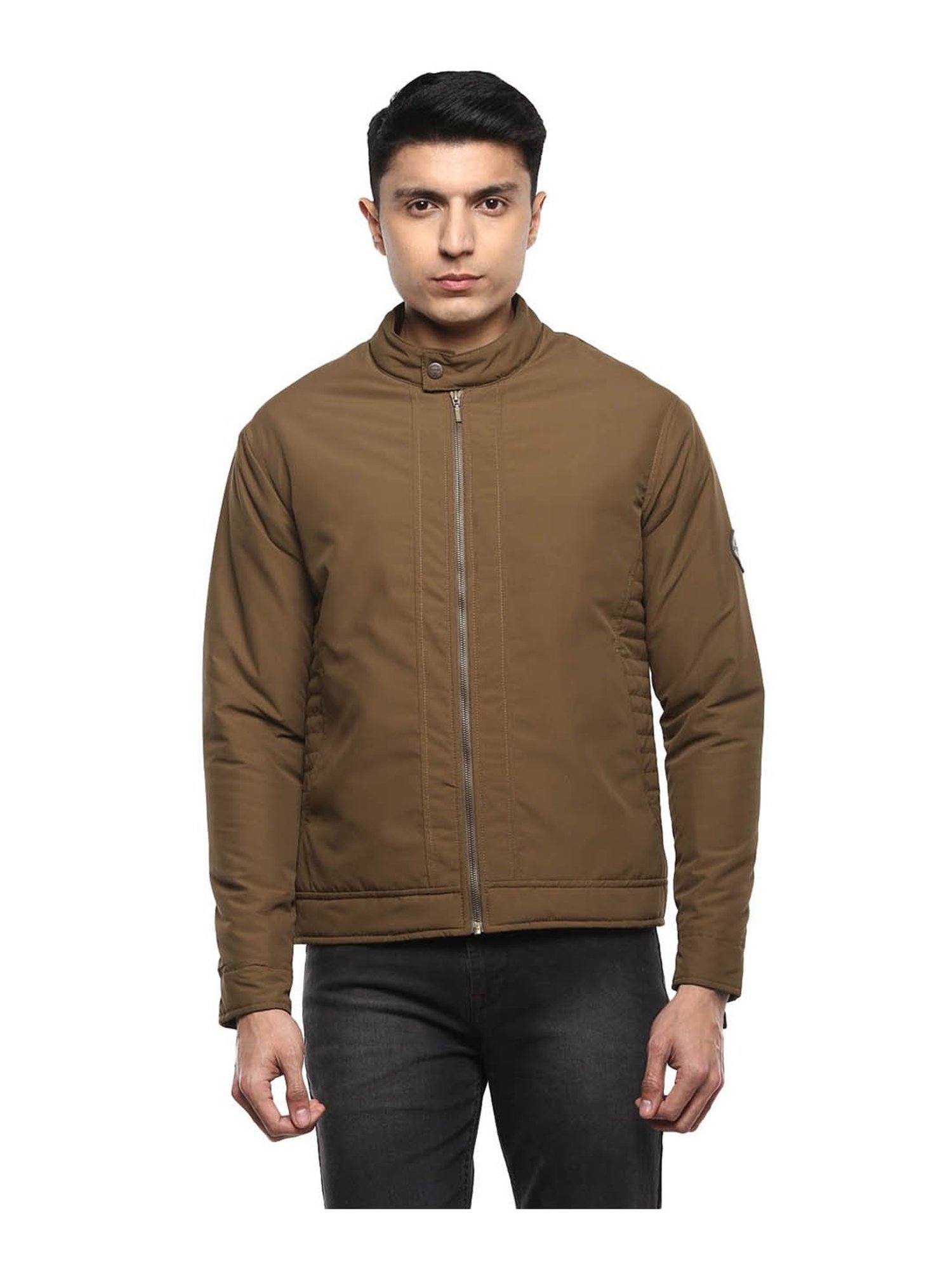 Red Chief Dark Khaki Regular Fit Jacket