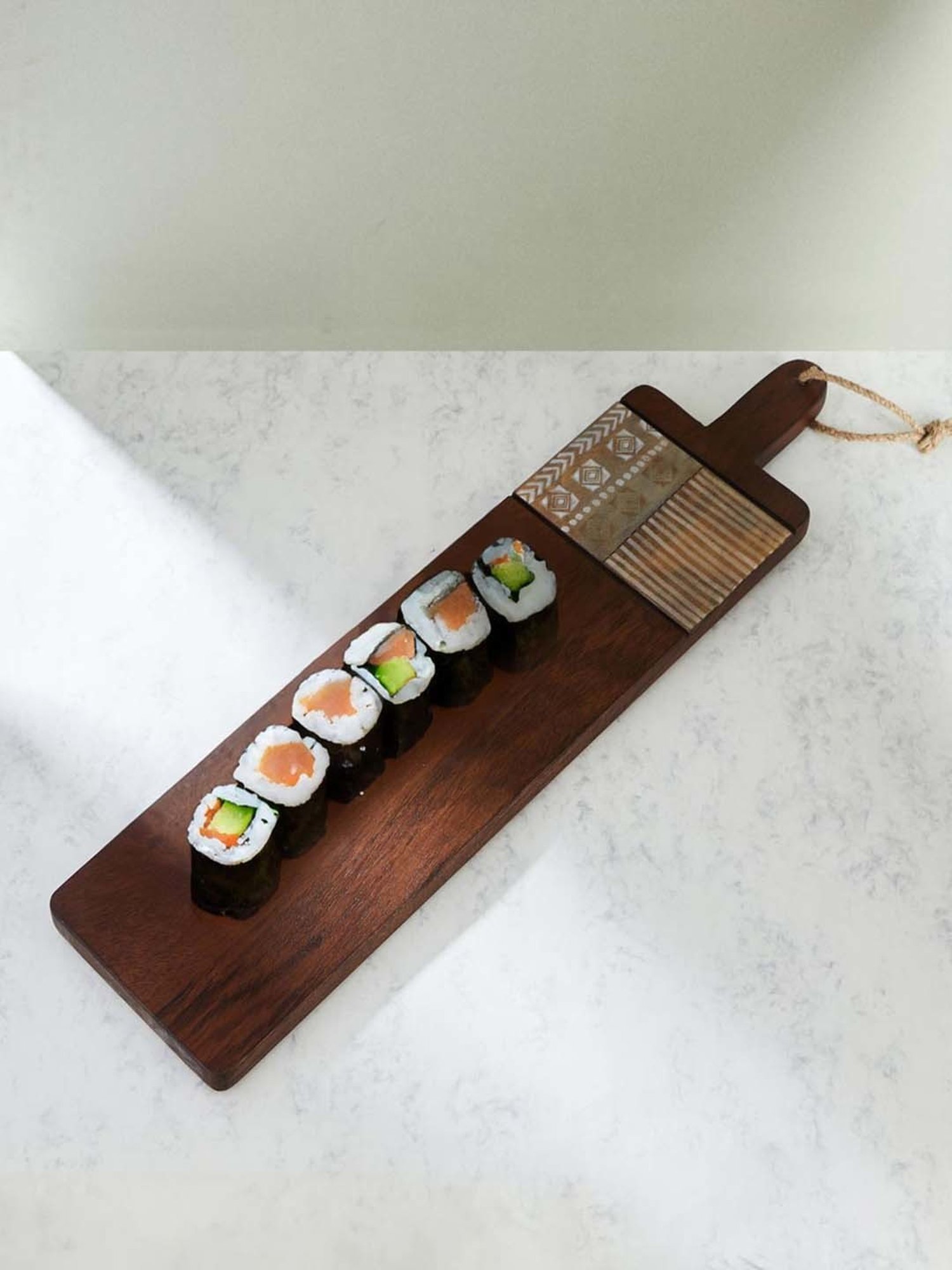 Fabindia Chitra Red Ceramic Large Oval Platter